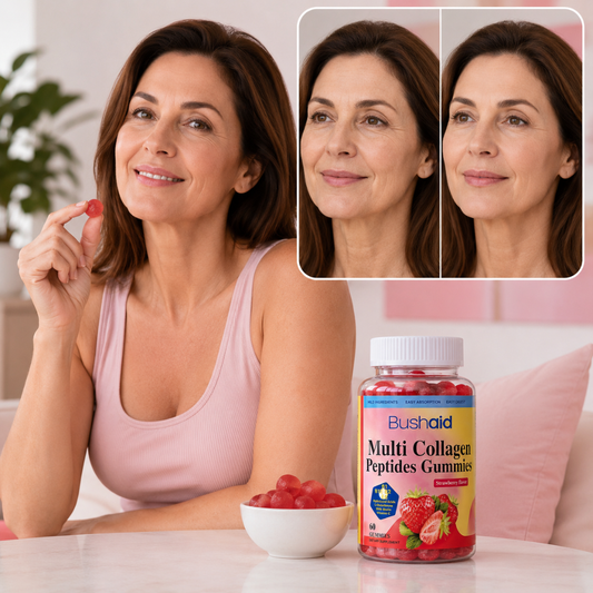 Multi Collagen Peptide Gummies | Thicker Hair, Firmer Skin & Stronger Nails — Visible Results in 30 Days