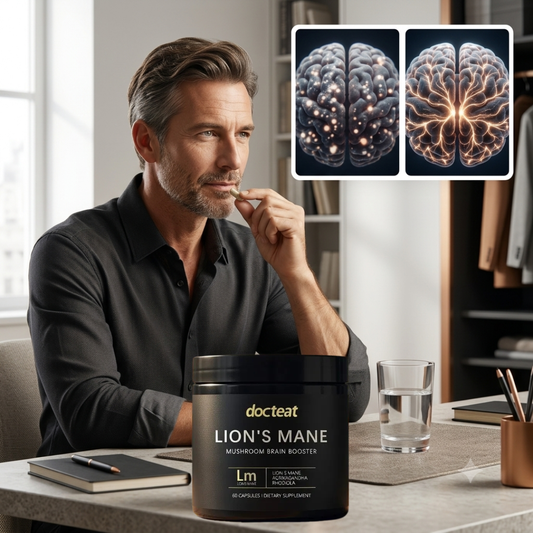 Lion's Mane Mushroom Brain Booster| Stop Fighting Brain Fog & Stay Sharp All Day