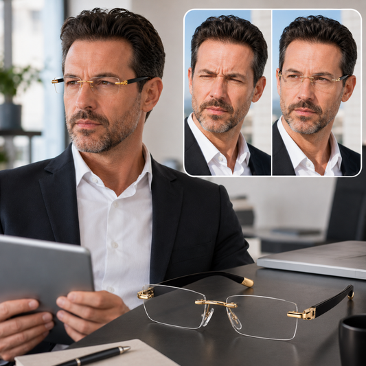 Randlose Autofokus-Brille | Sofort schärfere Sicht in der Nähe & Ferne
