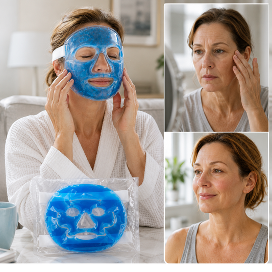 Full Face Massage Mask | Kill Morning Puffiness in 15 Minutes — No Creams, No Clinic, No Drugs