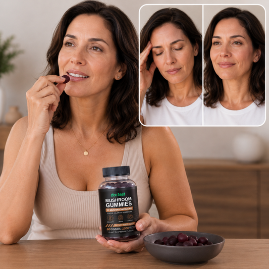 Docteat Mushroom Gummies | Clear the Brain Fog & Power Through Your Day