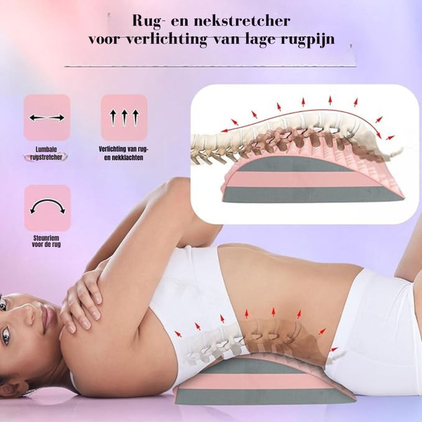 Rugstretcher Kussen  Verlicht Rugpijn en Voel Opluchting binnen Minuten